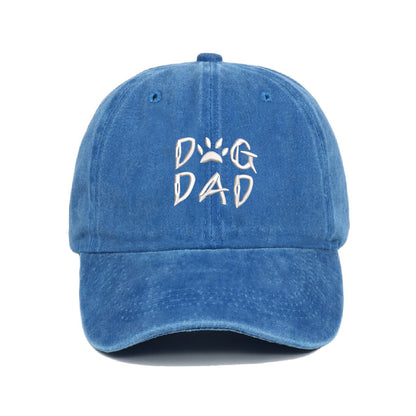 Dog Dad Embroidered Baseball Cap