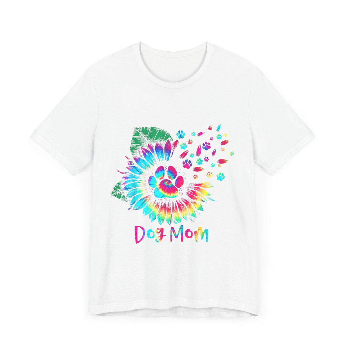 Dog Mom Sunflower - Bella Canvas T-shirt - Gift for Dog Lovers