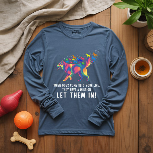Colorful Shepherd Mission Long Sleeve T-shirt