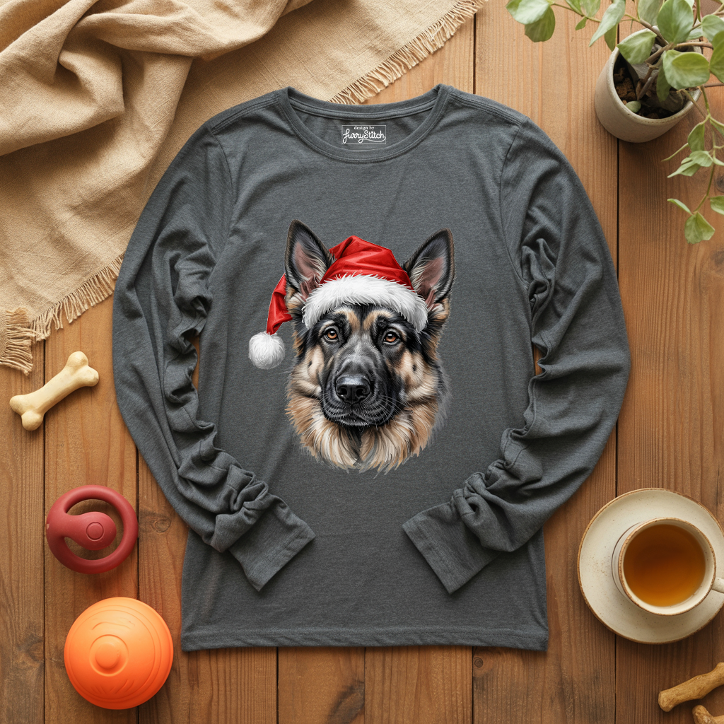 Merry German Shepherd Long Sleeve T-shirt