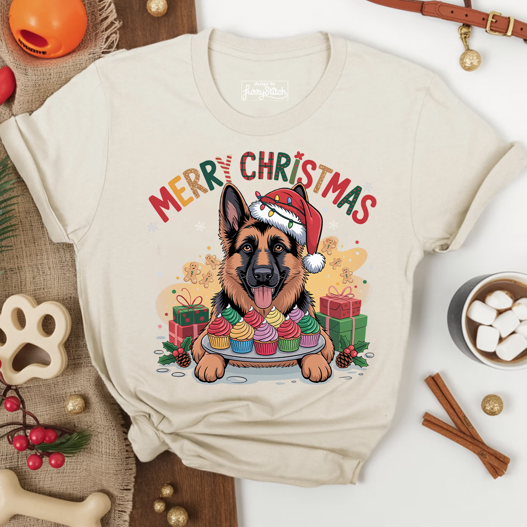 Merry Shepherdmas Cupcake T-shirt