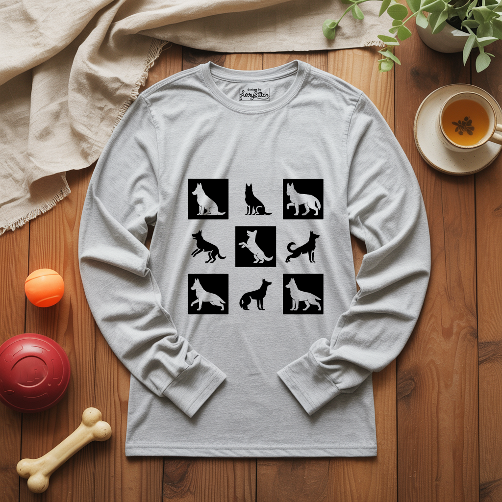 Shepherd Checkerboard Long Sleeve T-shirt