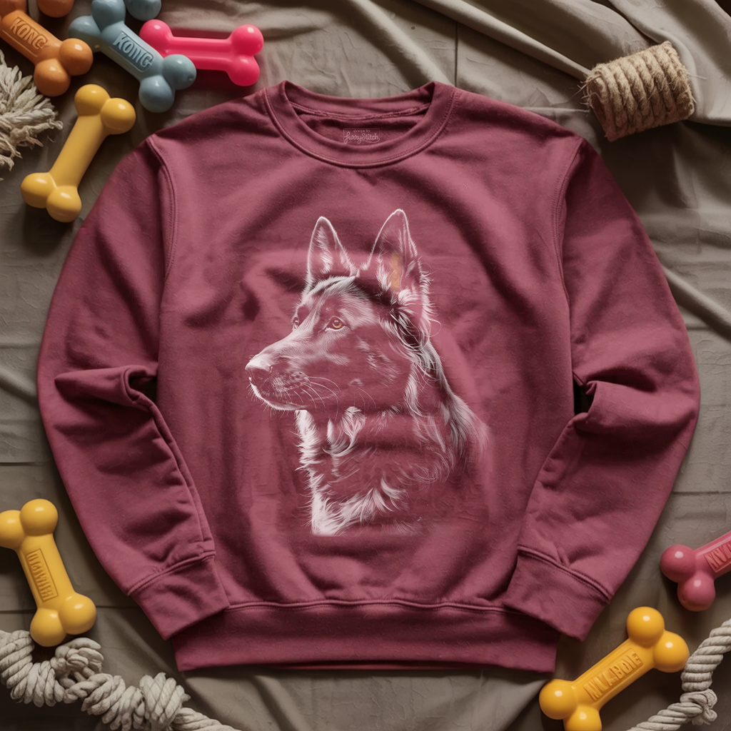 German Shepherd Silhouette Sweatshirt
