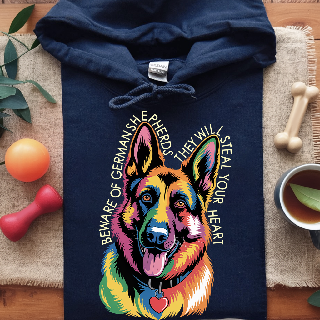 Beware Of German Shepherd Hoodie