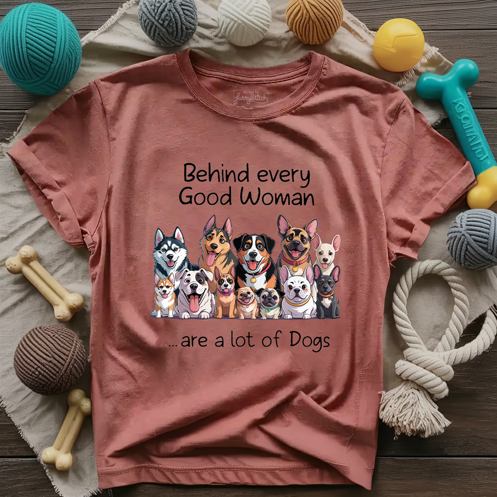 Behind Every Good Woman T-shirt