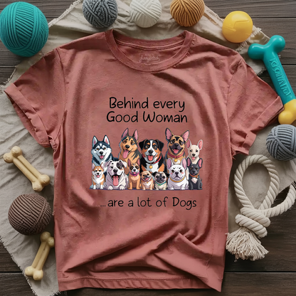 Behind Every Good Woman T-shirt