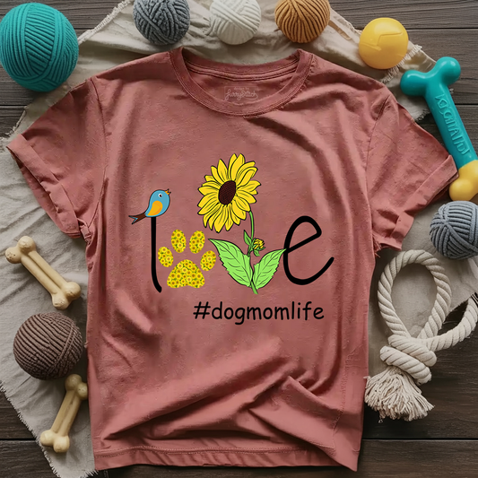Love Dog Mom Life T-shirt