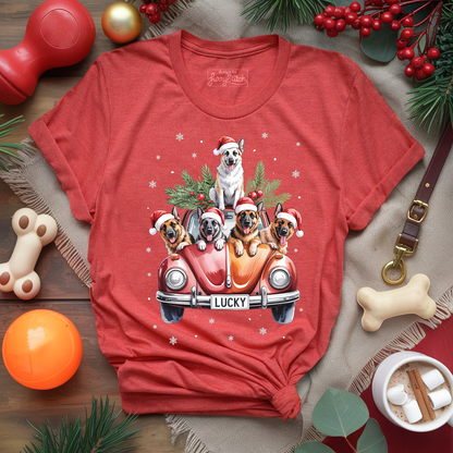 Merry Shepherd Car T-shirt