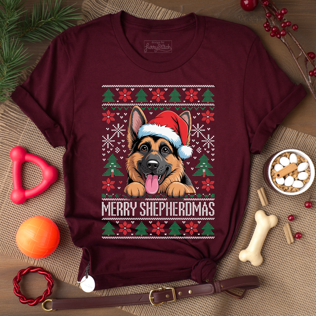Shepherd Ugly Christmas T-shirt