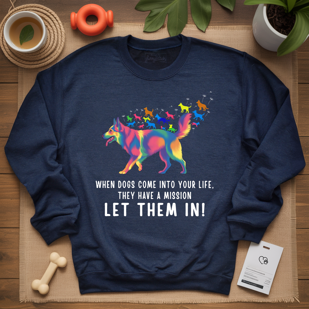Colorful Shepherd Mission Sweatshirt