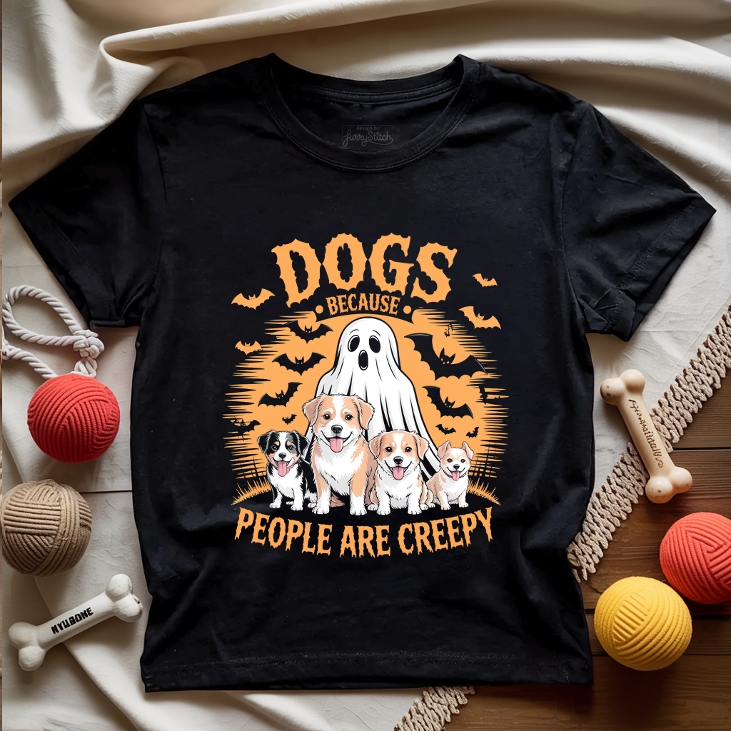 Dogs People Creepy T-shirt