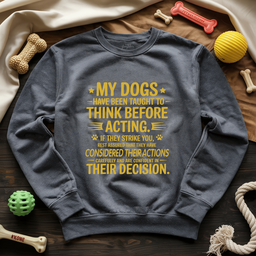 My Dogs Think Sweatshirt