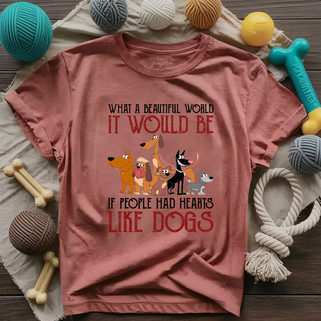 Hearts Like Dogs T-shirt