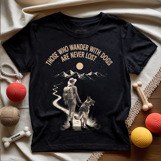 Never Lost With My Dog T-shirt