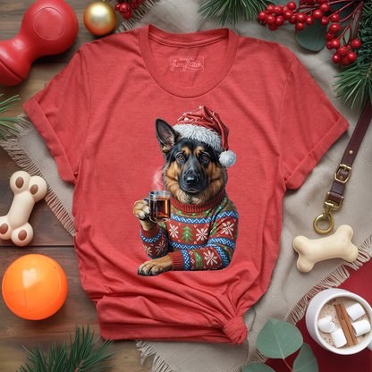 Cozy Christmas GSD T-shirt