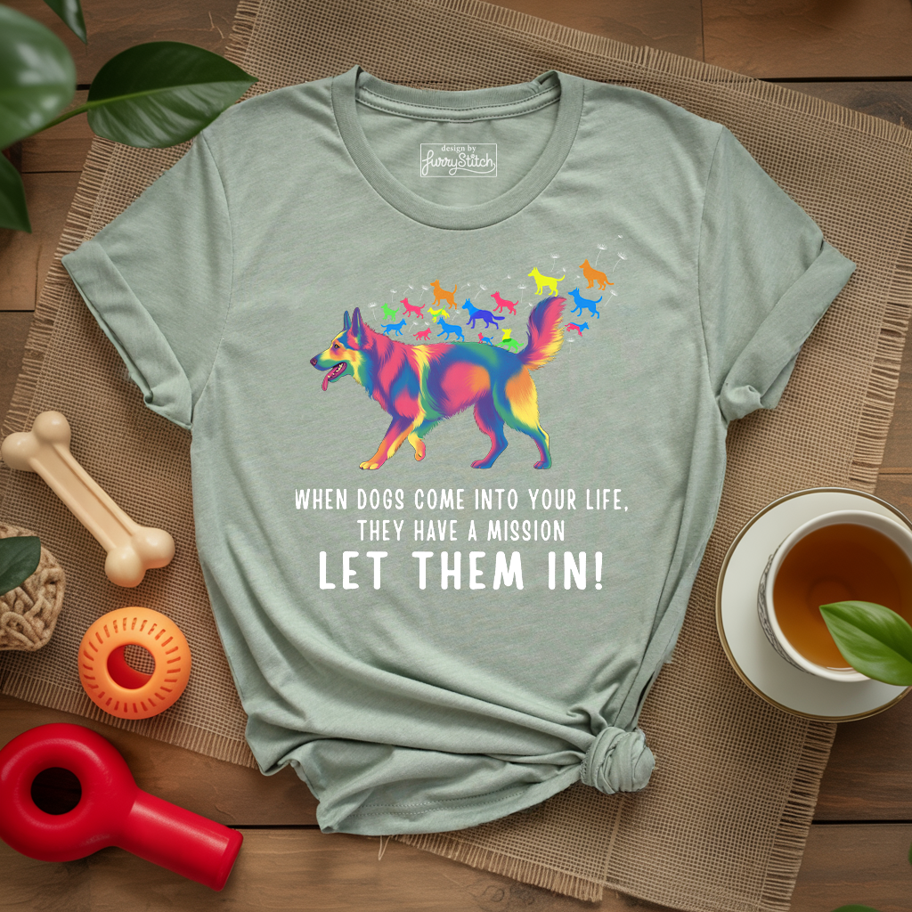 Colorful Shepherd Mission T-shirt