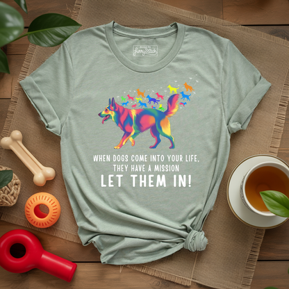 Colorful Shepherd Mission T-shirt