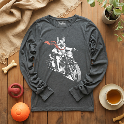 Motorcycle Shepherd Long Sleeve T-shirt