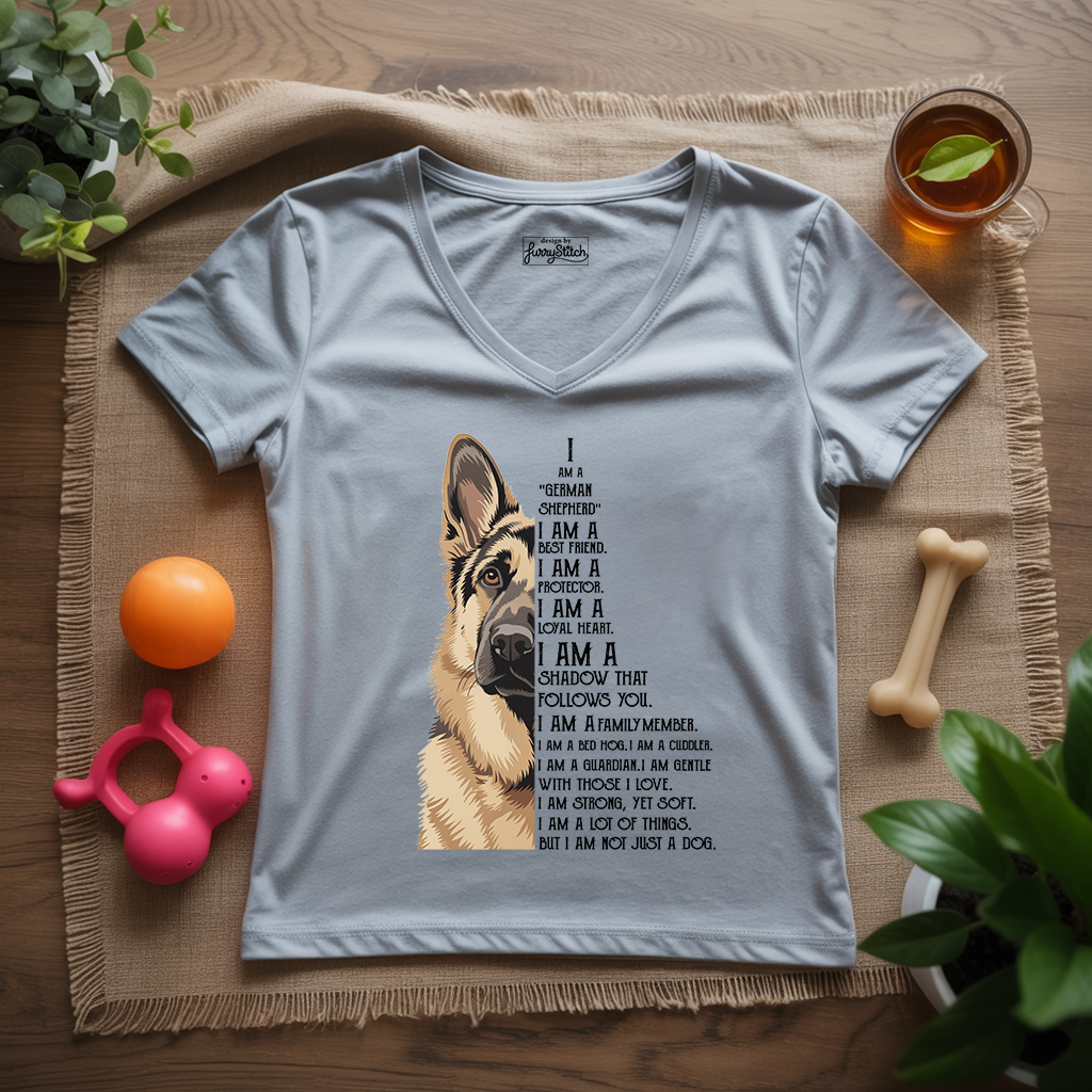 Loyal Heart GSD Lady V-neck