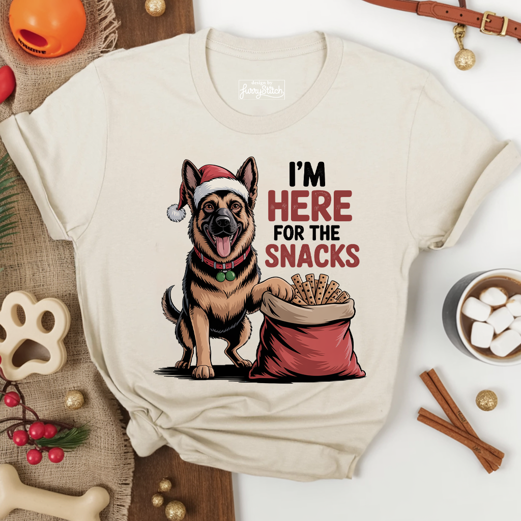 Holiday Snacks Dog T-shirt