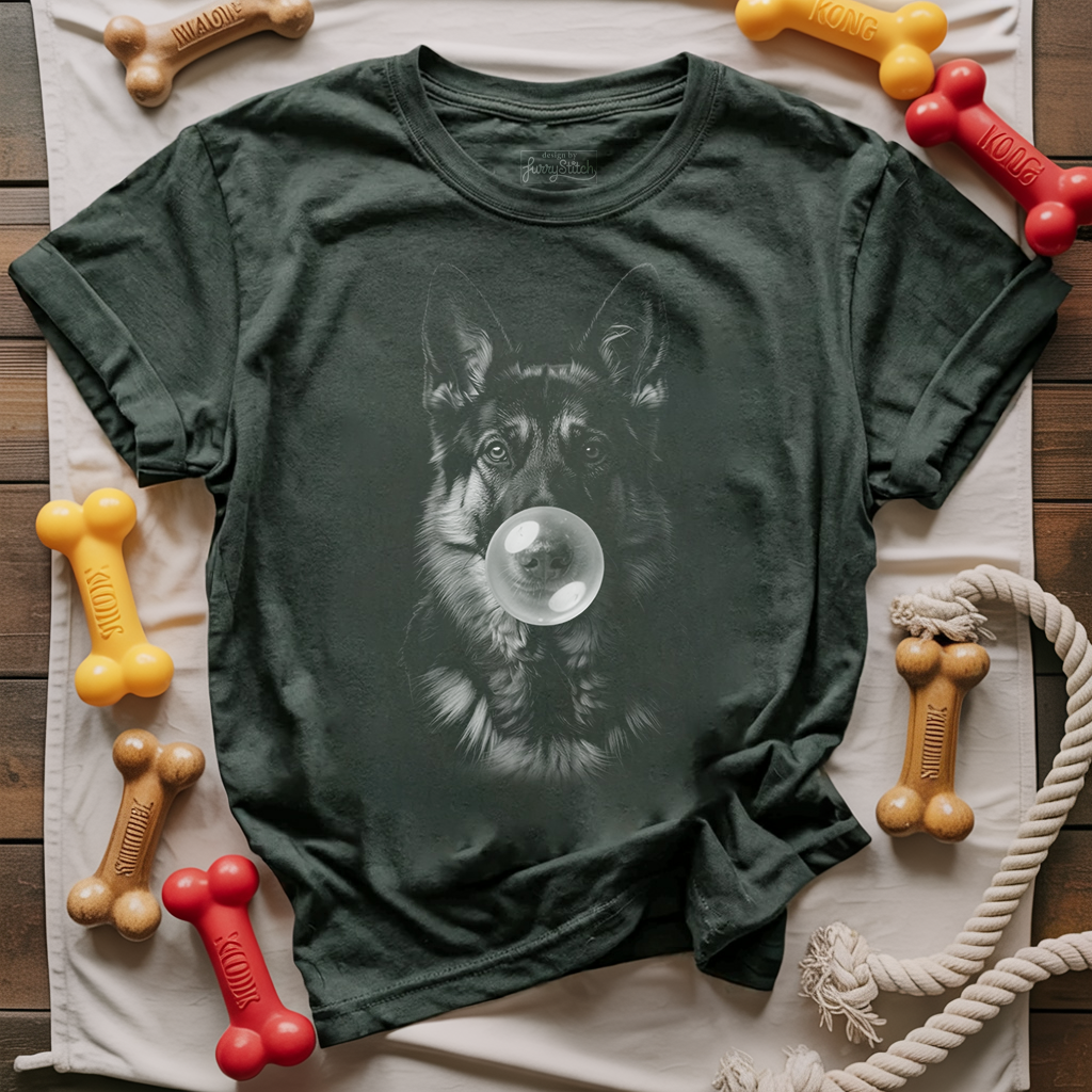 Bubblegum Shepherd Silhouette T-shirt