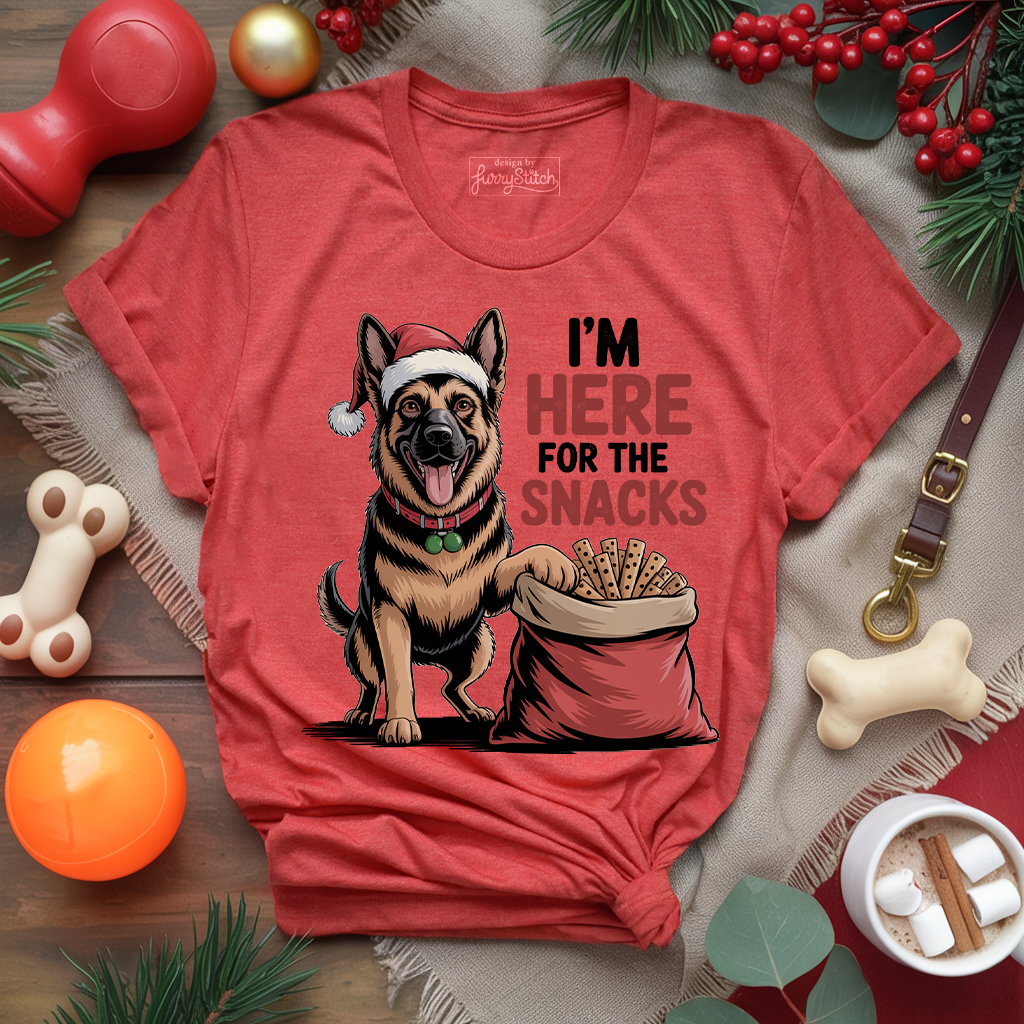 Holiday Snacks Dog T-shirt