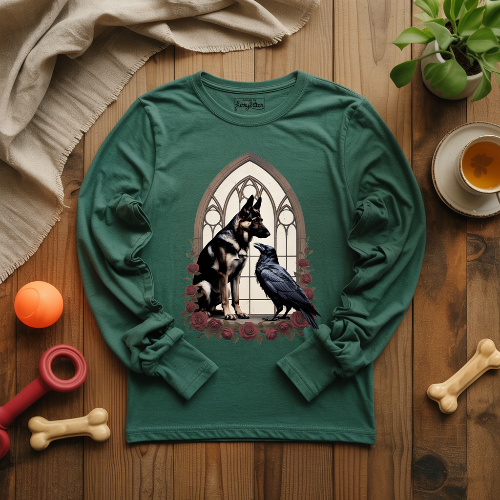 Gothic Shepherd Long Sleeve T-shirt
