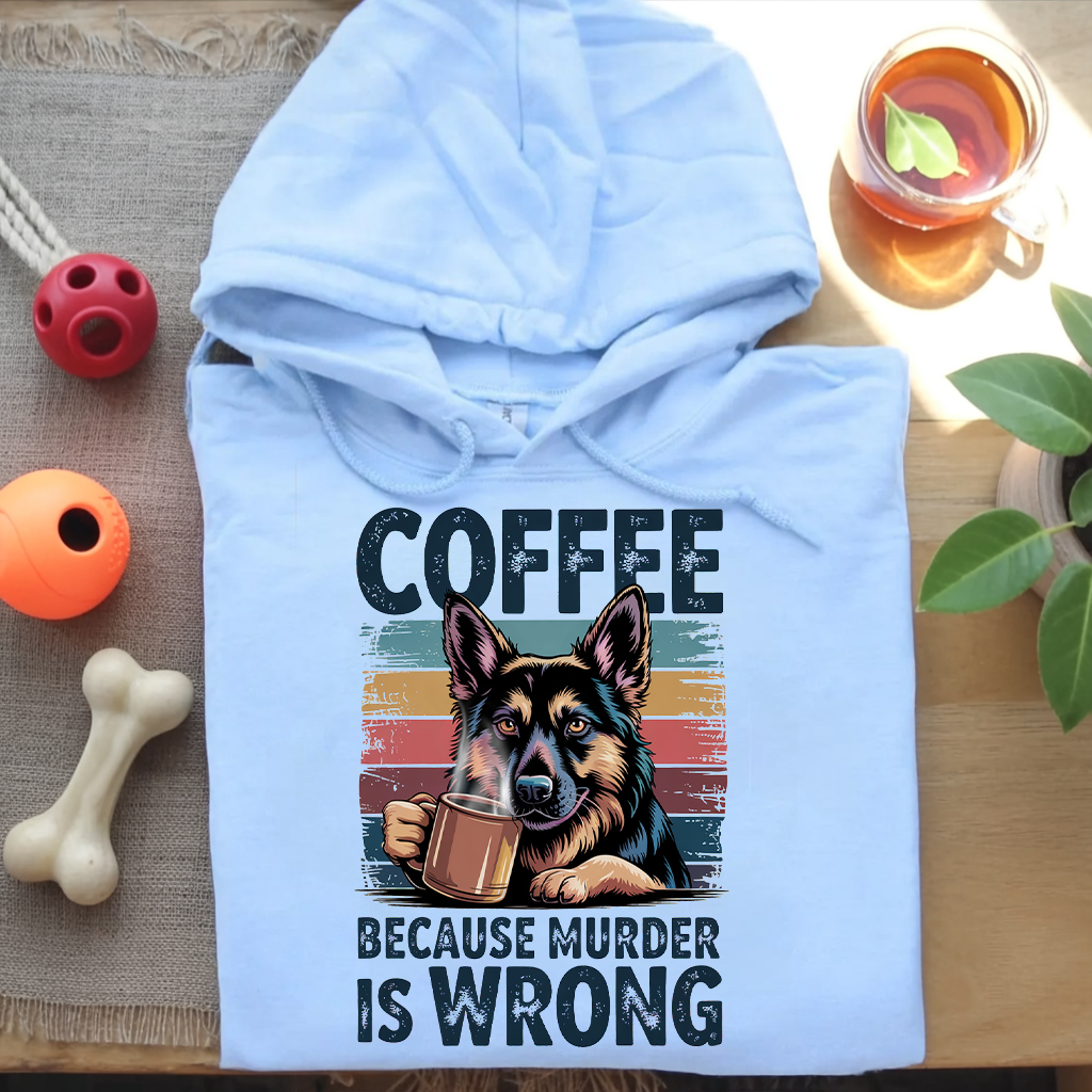 Coffee Shepherd Funny Hoodie