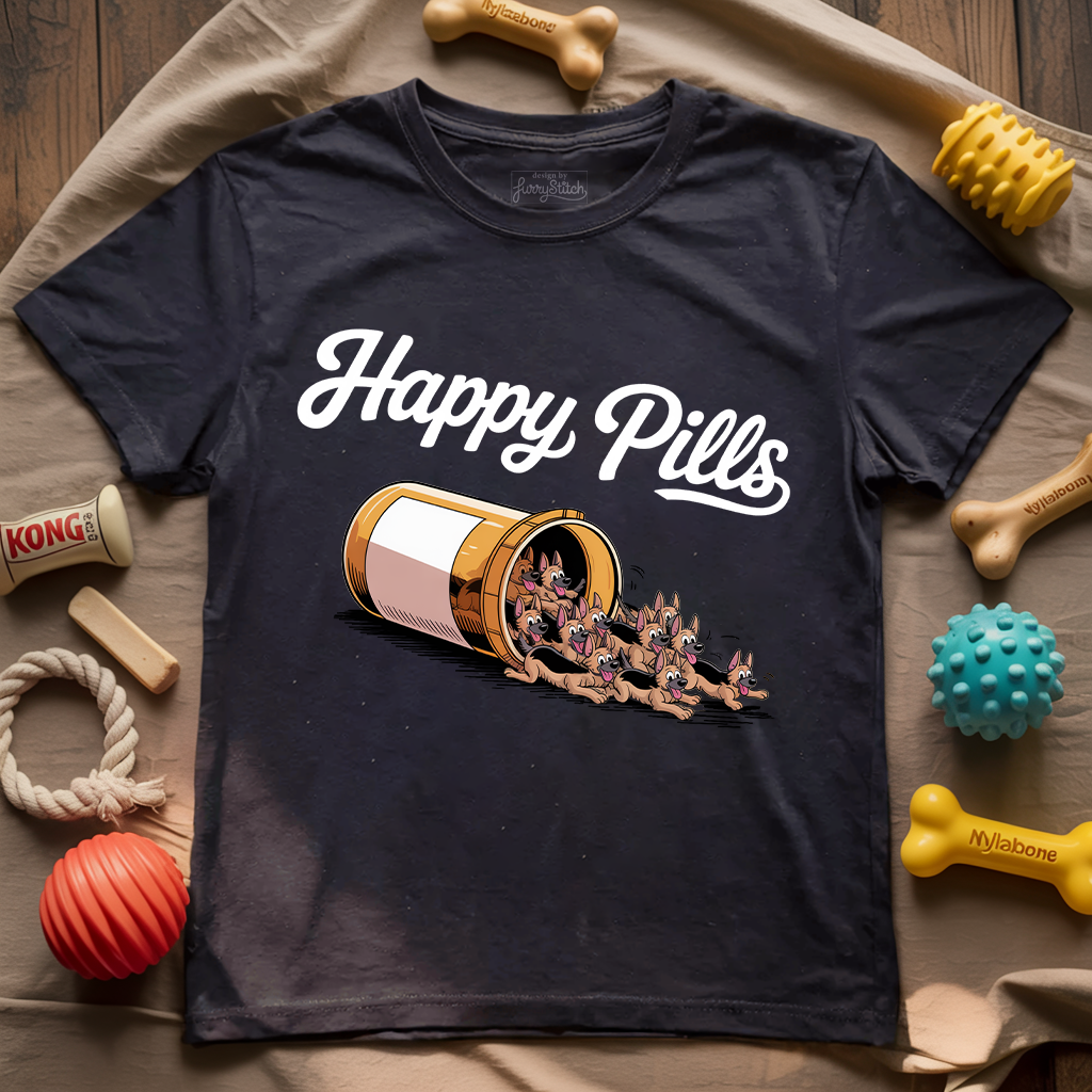 Happy Pills GSD T-shirt