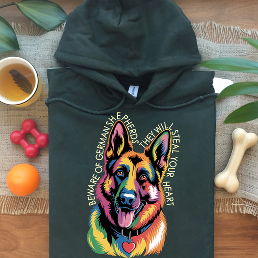 Beware Of German Shepherd Hoodie