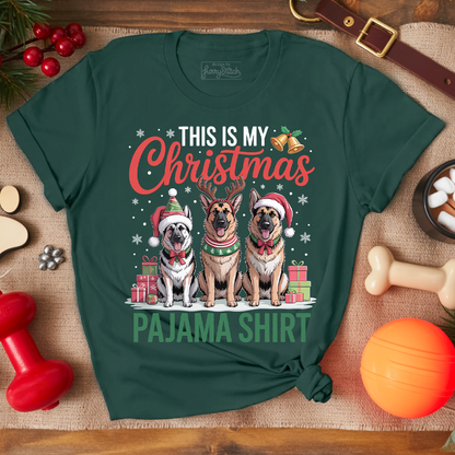 Shepherd Pajama Christmas T-shirt