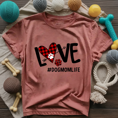 Love Dog Mom Life T-shirt