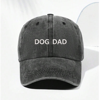 Dog Dad Embroidered Baseball Cap