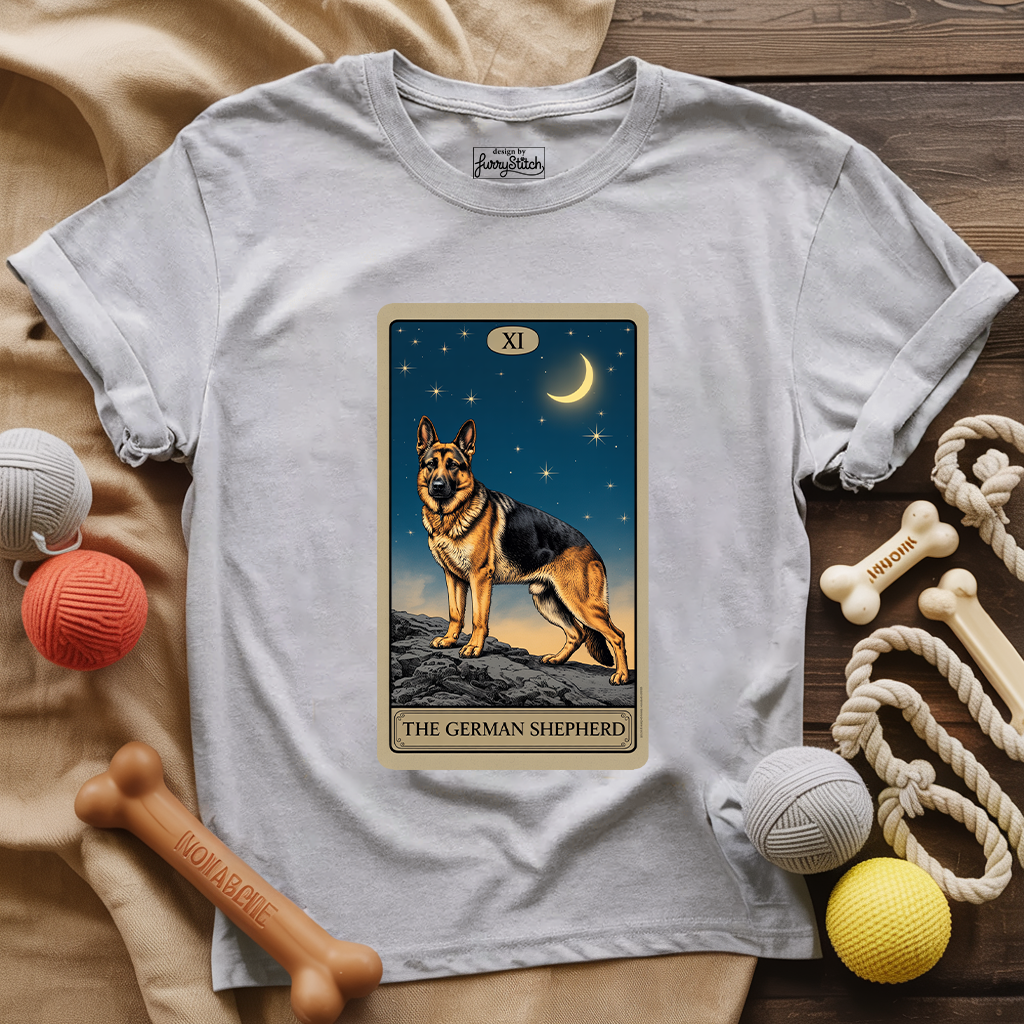 German Shepherd Tarot Card T-shirt