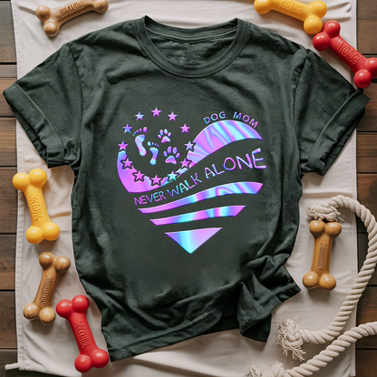 Dog Mom Never Walk Alone T-shirt