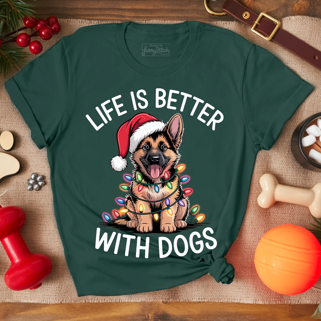 Life Better Dogs T-shirt