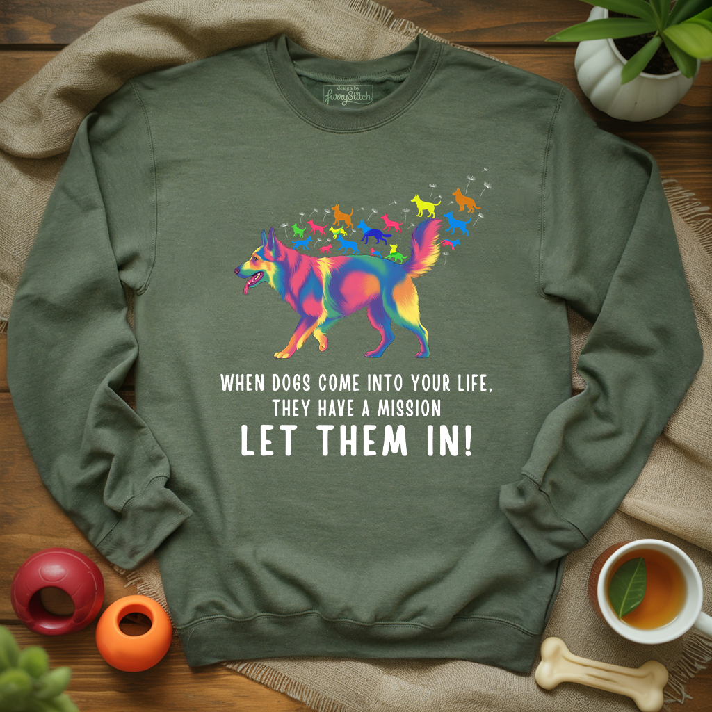 Colorful Shepherd Mission Sweatshirt