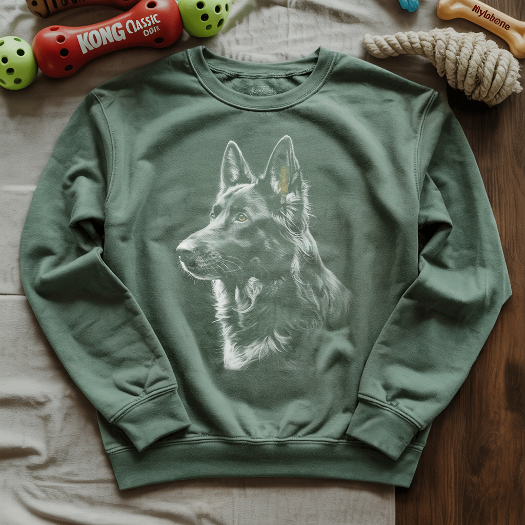 German Shepherd Silhouette Sweatshirt