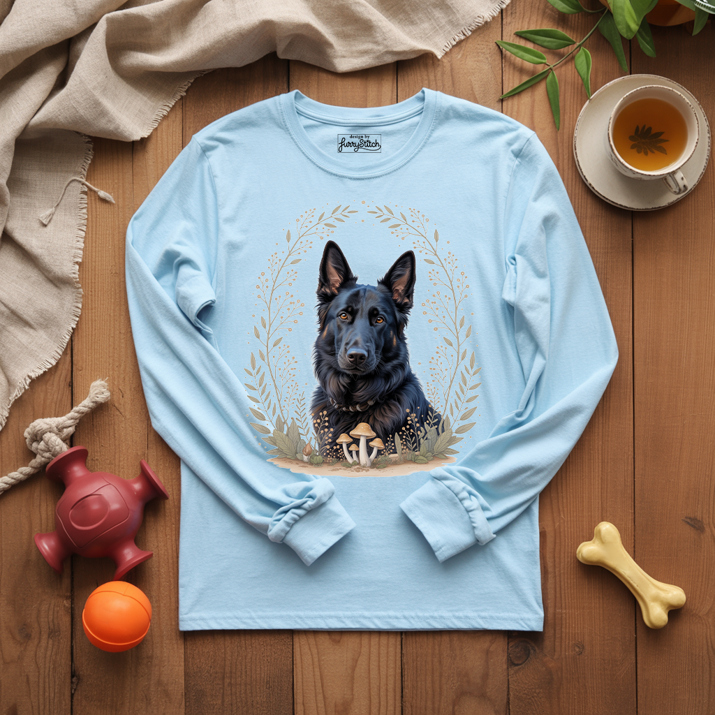Bohemian Black Shepherd Long Sleeve T-shirt