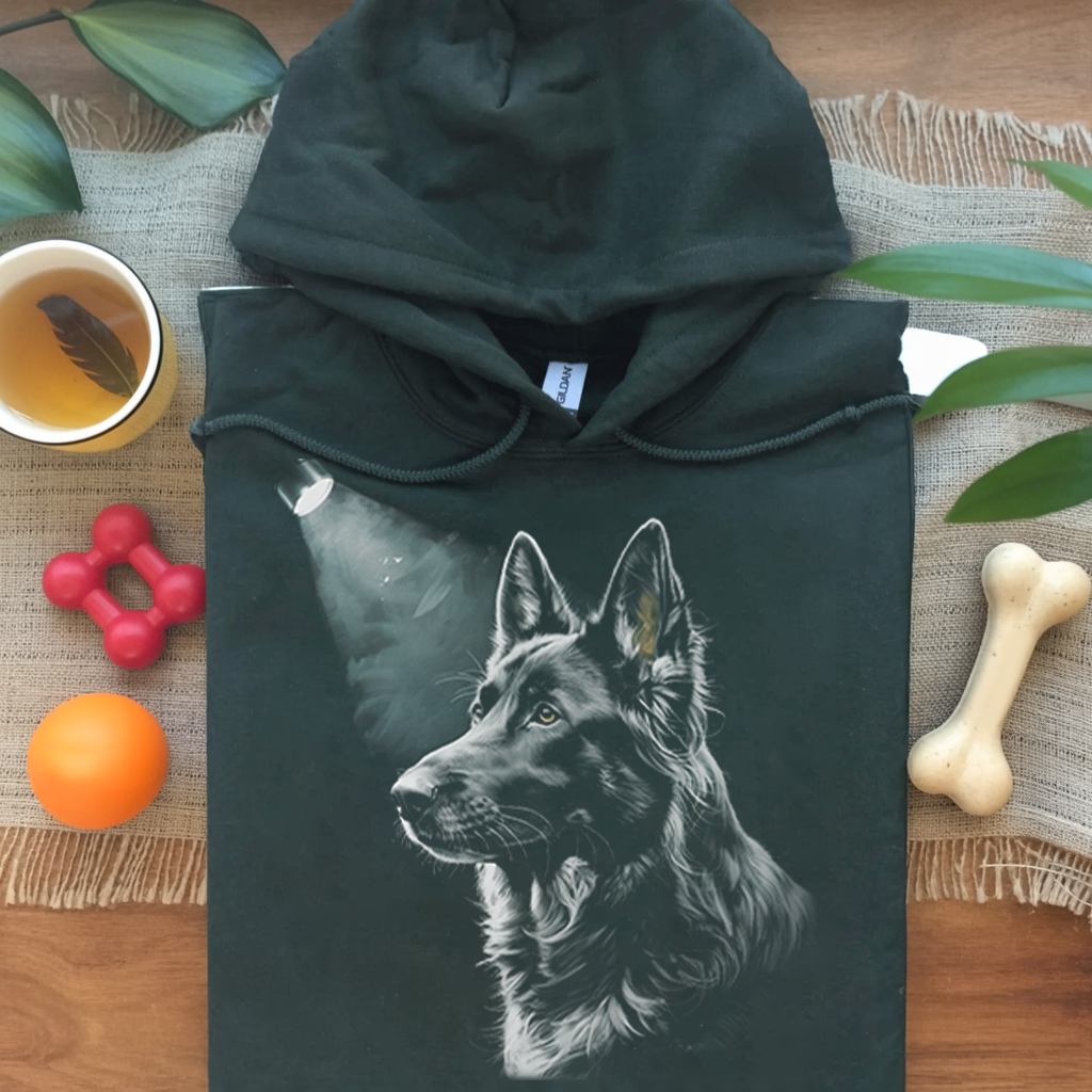 German Shepherd Silhouette Hoodie