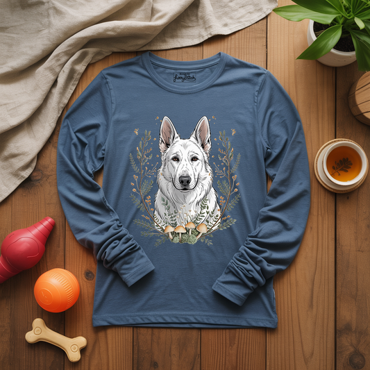 Bohemian White Shepherd Long Sleeve T-shirt