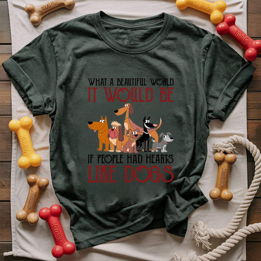 Hearts Like Dogs T-shirt