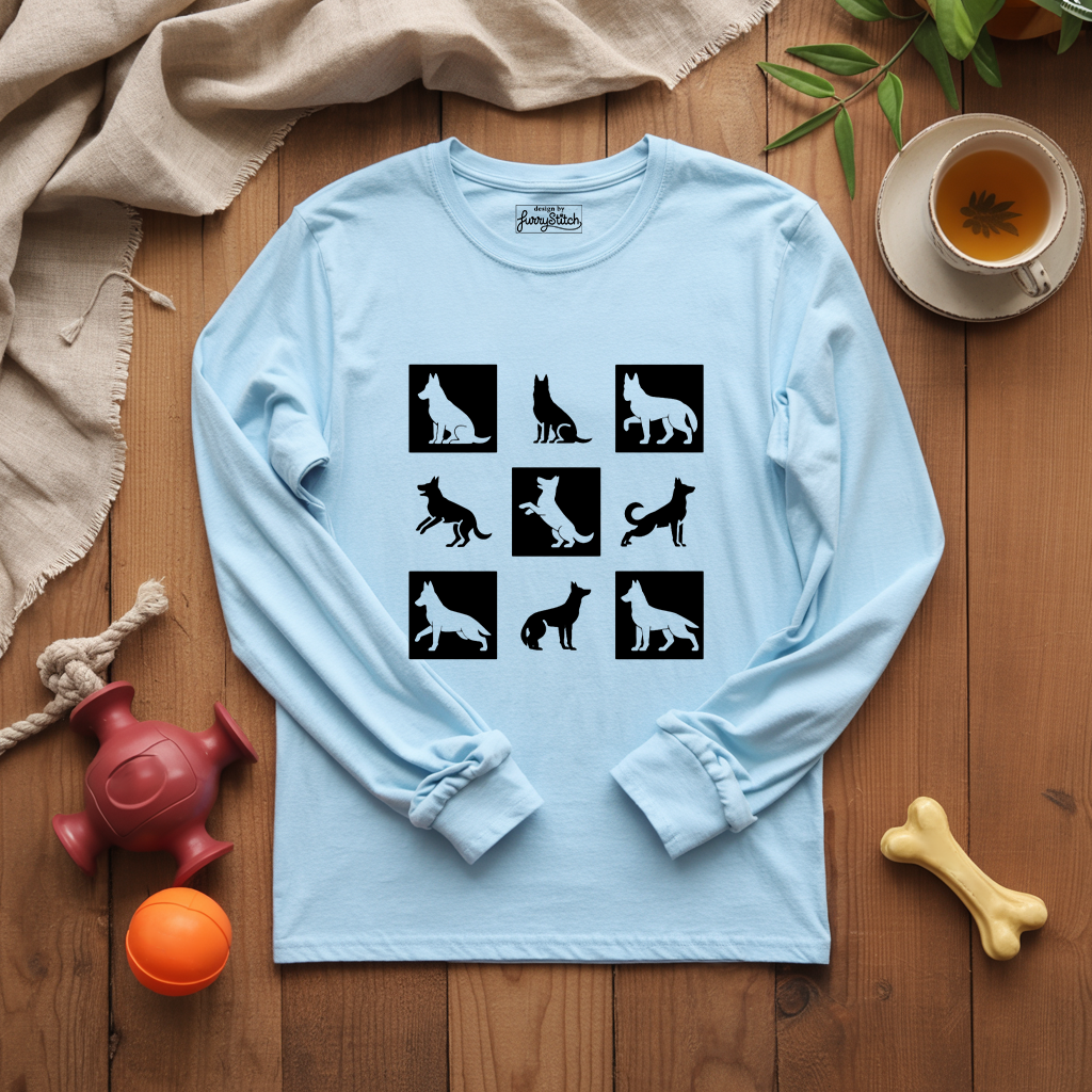 Shepherd Checkerboard Long Sleeve T-shirt