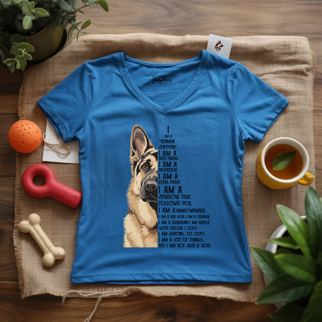 Loyal Heart GSD Lady V-neck