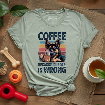 Coffee Shepherd Funny T-shirt