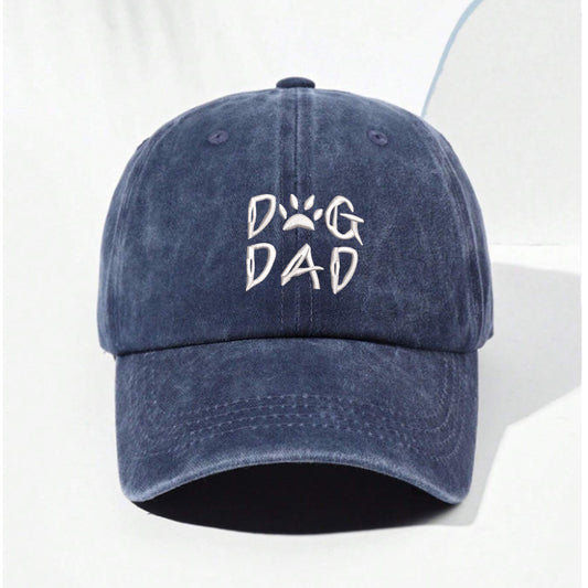 Dog Dad Embroidered Baseball Cap