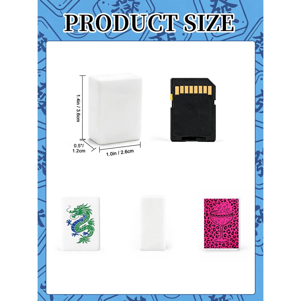 American Mahjong Game Set Pink Leopard and Champagne Design for Club and Family Games 160 Piece Engraved Acrylic Set with Storage Bag and Dice