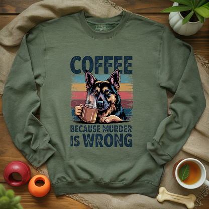 Coffee Shepherd Funny Sweatshirt