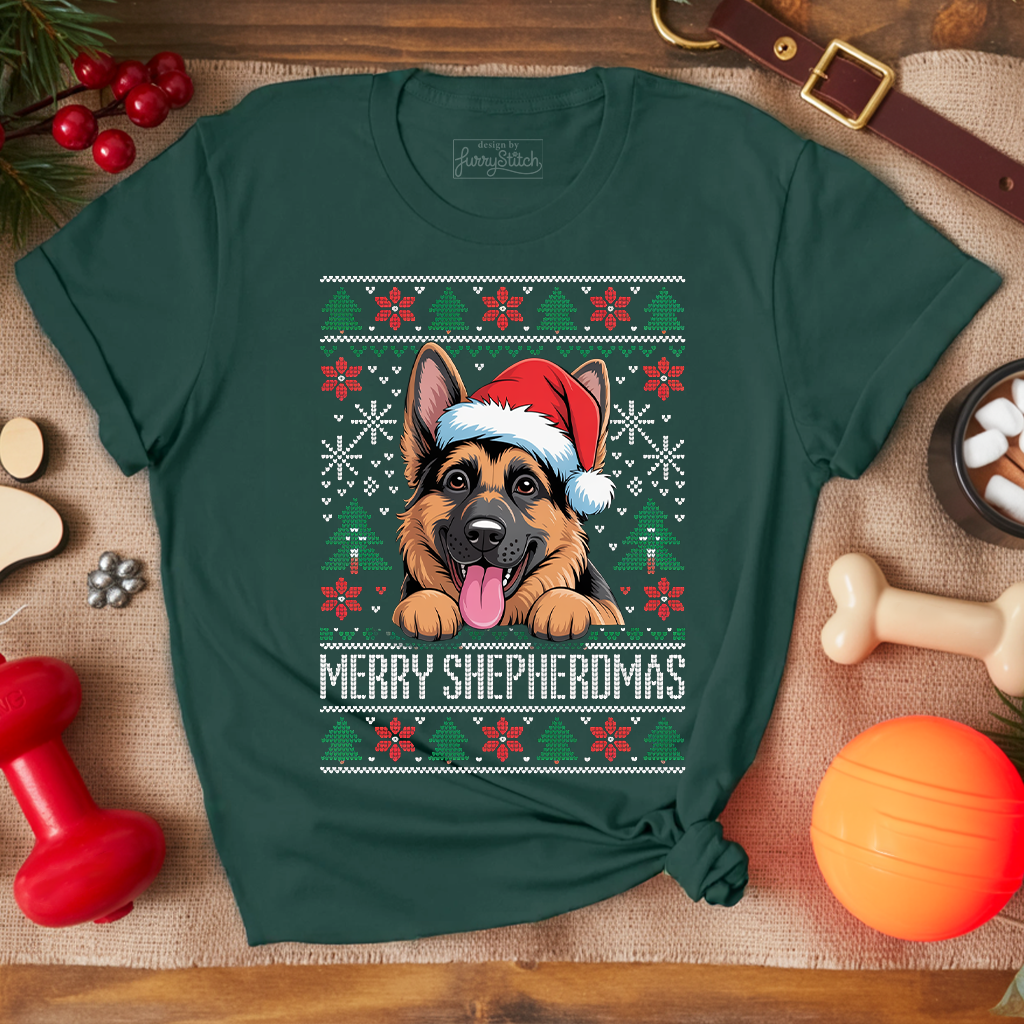 Shepherd Ugly Christmas T-shirt