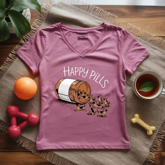 Happy Pills Lady V-Neck